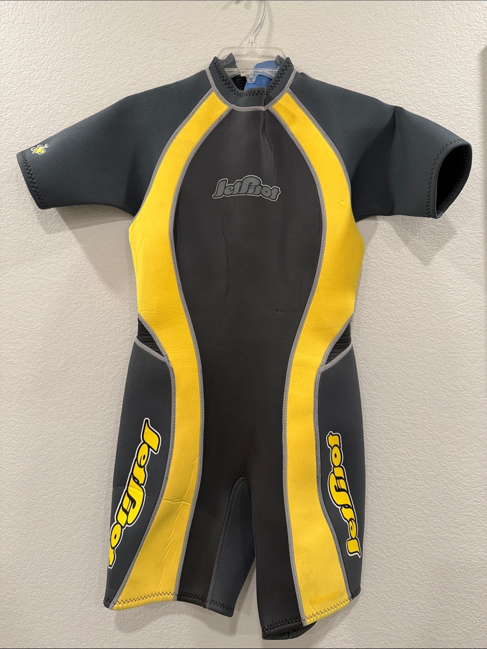 Body Glove Kids Shorty Rashguard - Black & Yellow